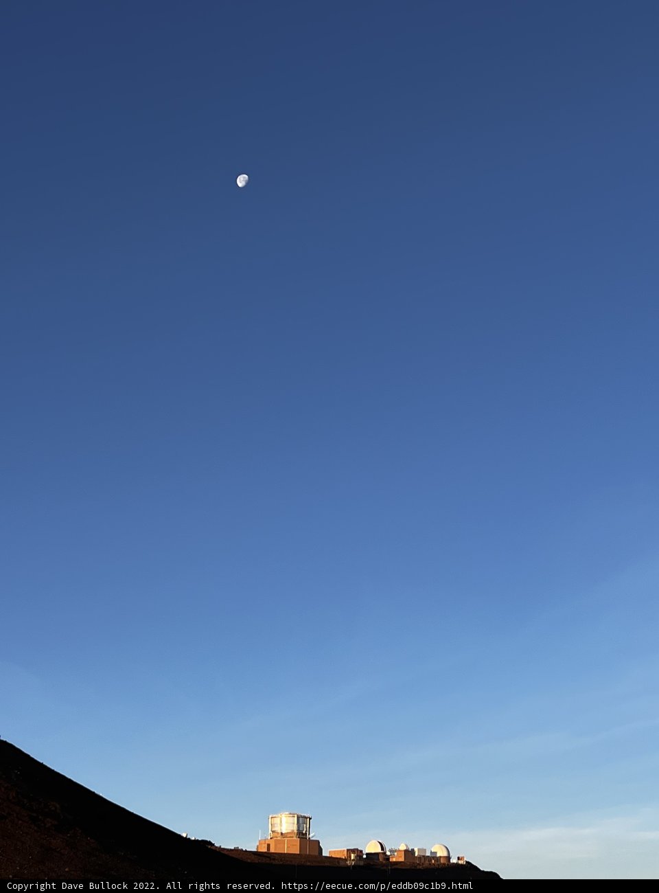 Lunar Spectacle Above Haleakalā National Park