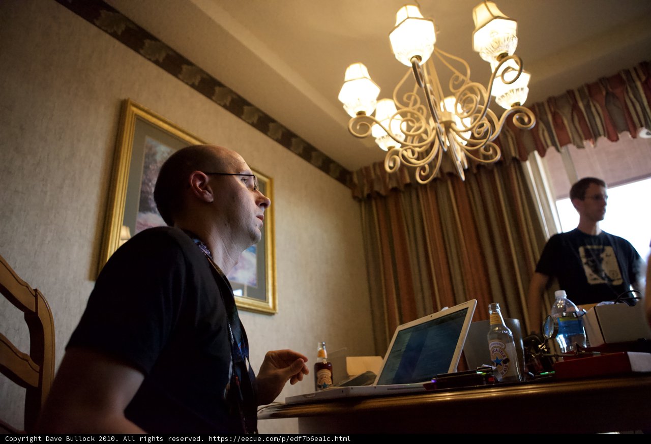 Laptop Work at DefCon 18