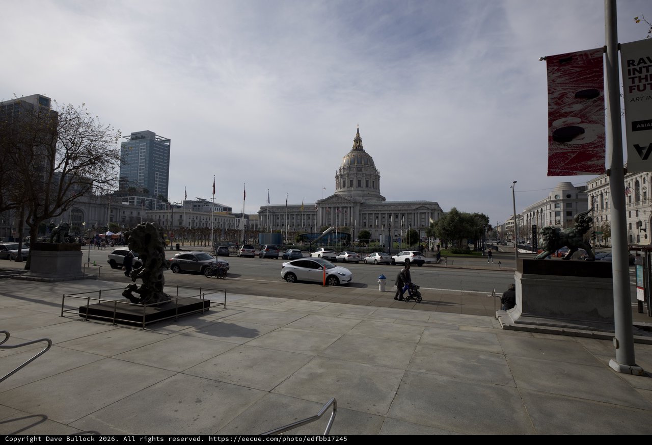 San Francisco City Hall on Overcast Day