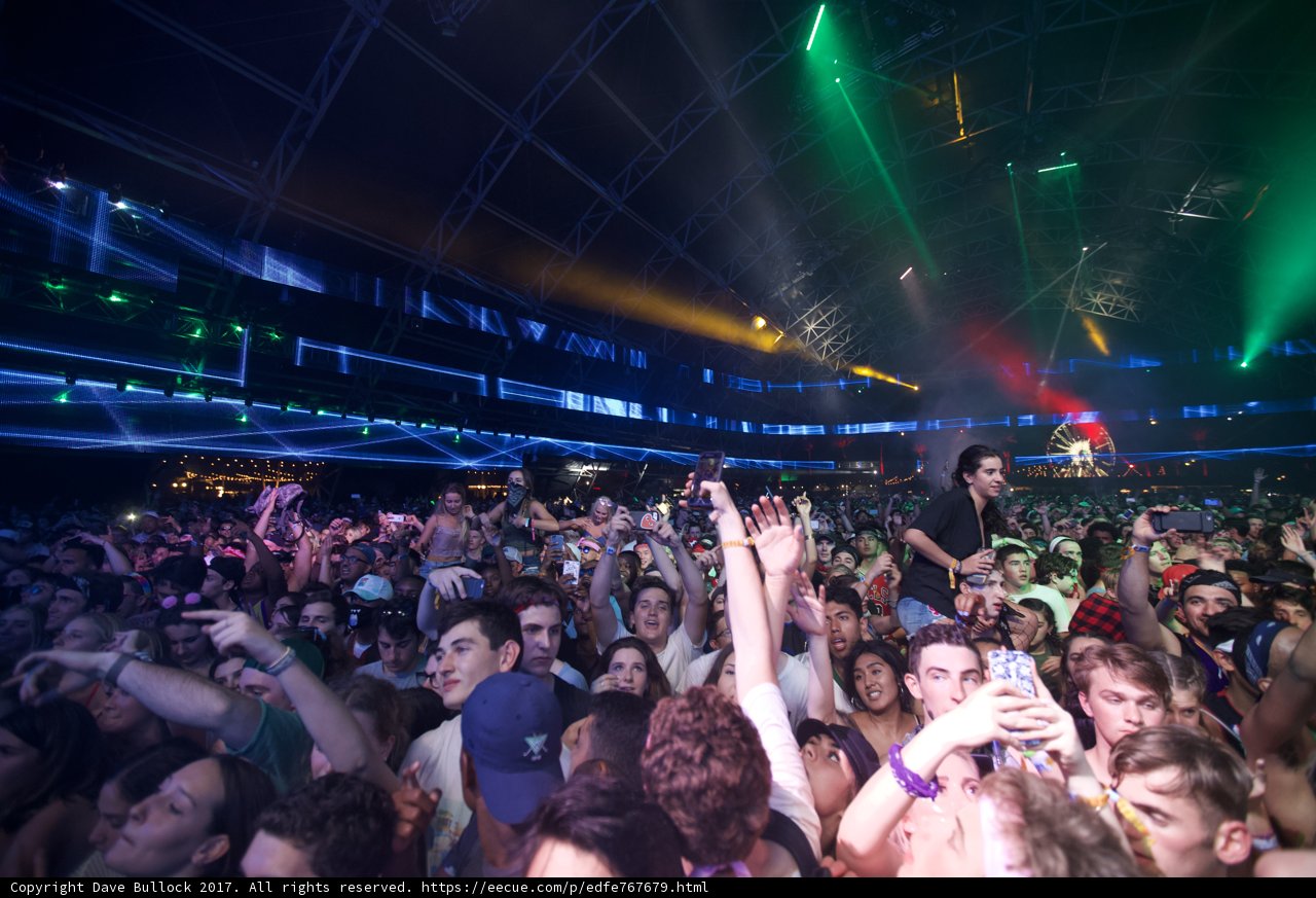 Bright Lights and a Jovial Crowd