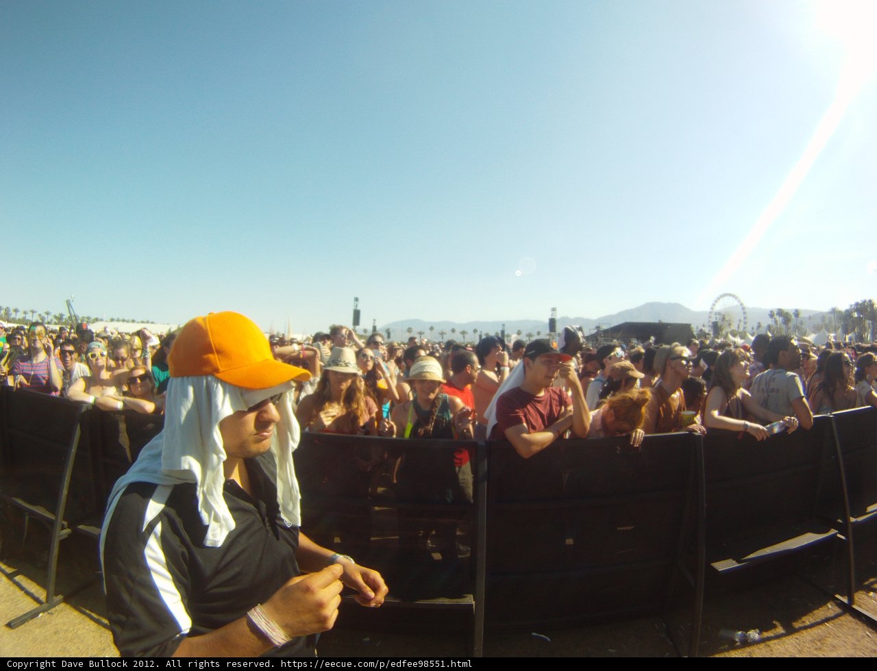 Man in Sunglasses Enjoys Music Festival