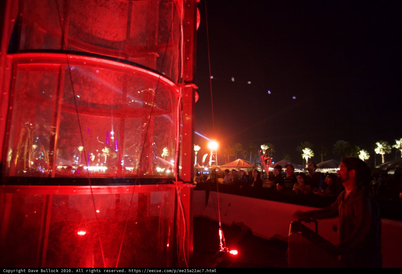 Crimson Flare on Urban Nightlife