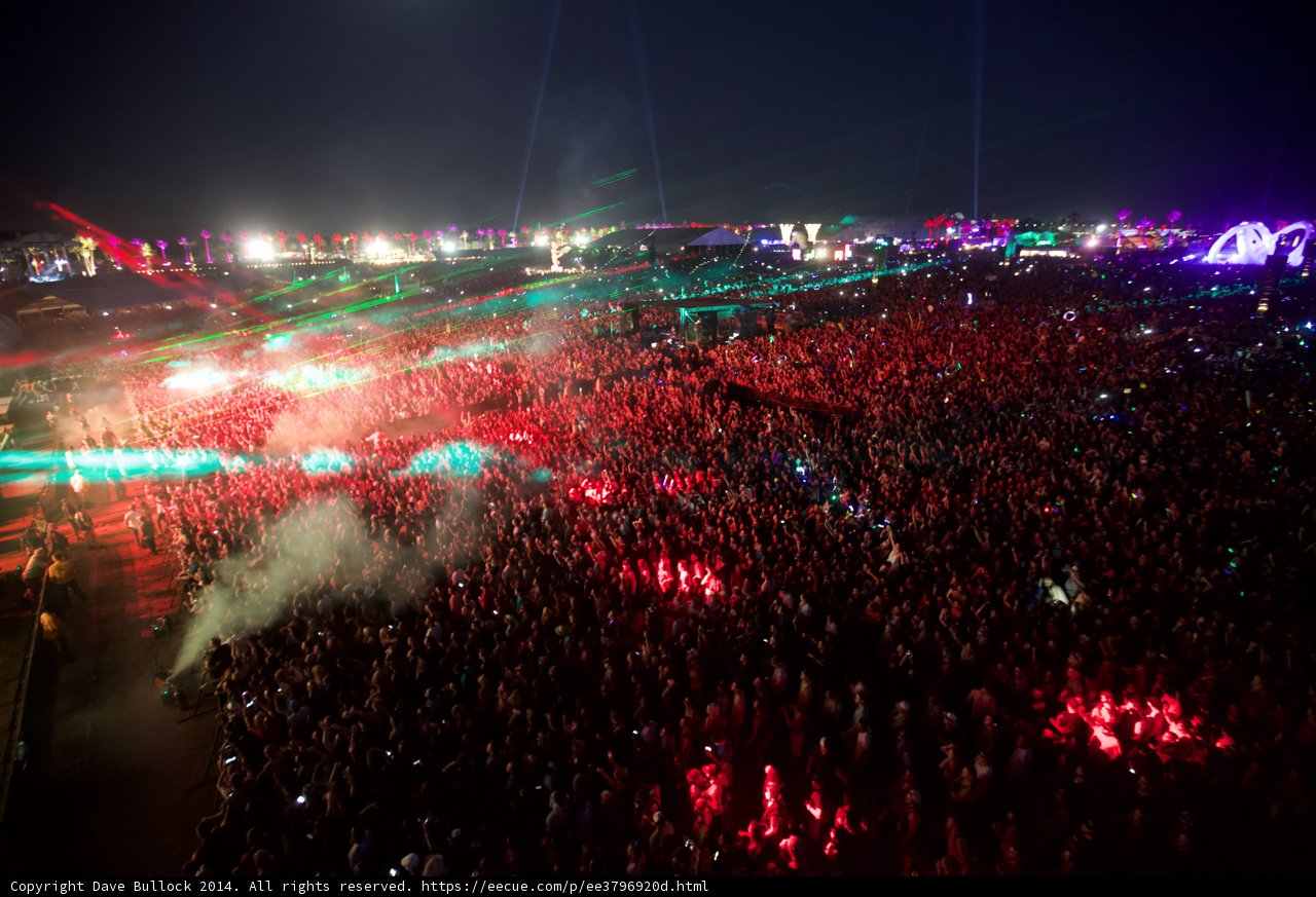A Sea of Lights at Coachella