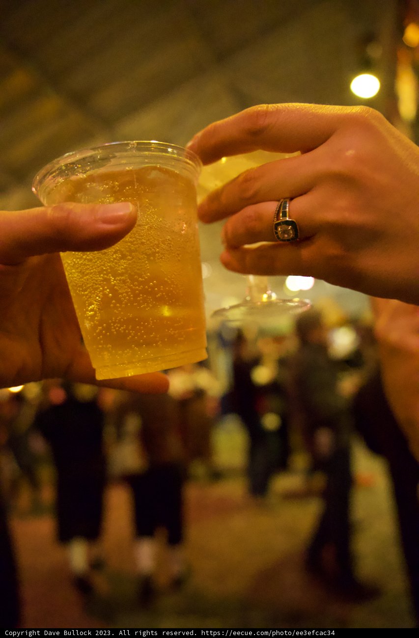 Celebratory Cheers at Dickens Christmas Fair 2023