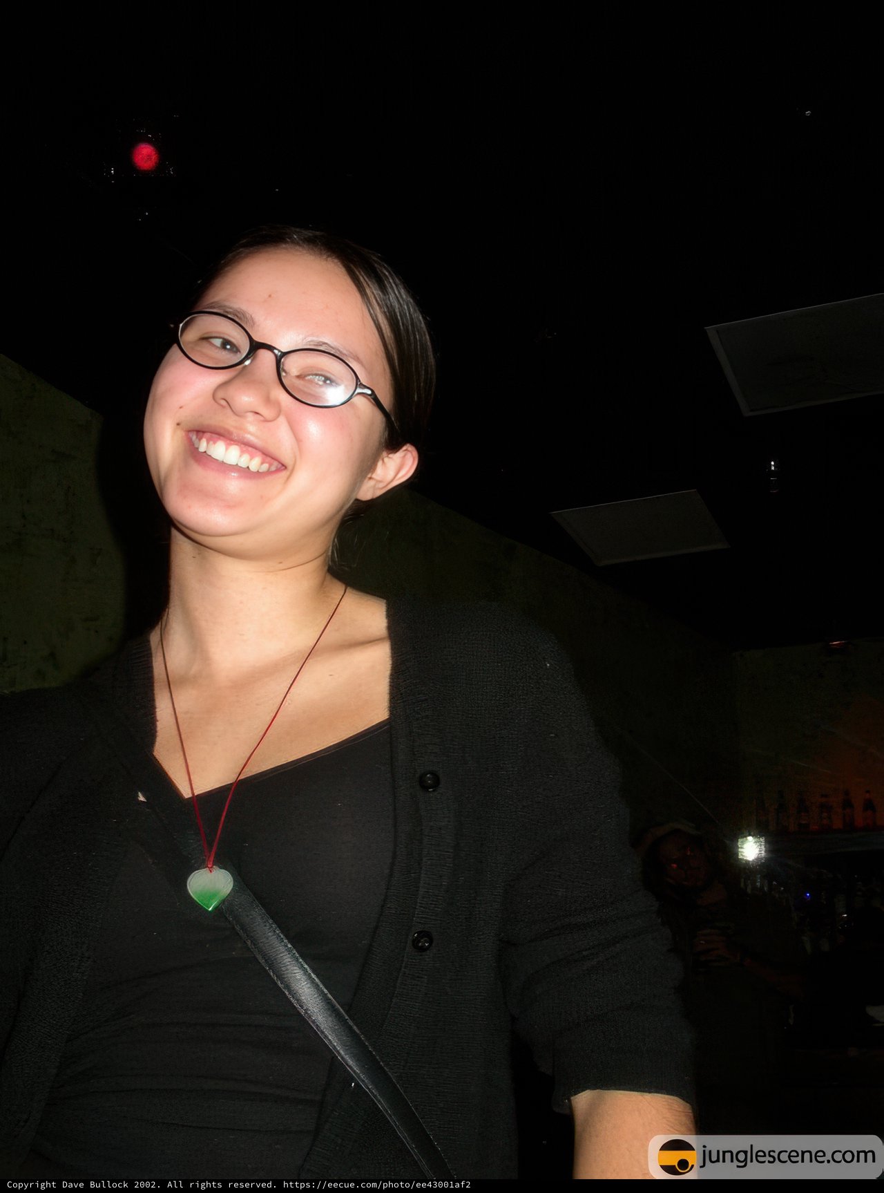 Green Necklace and Glasses