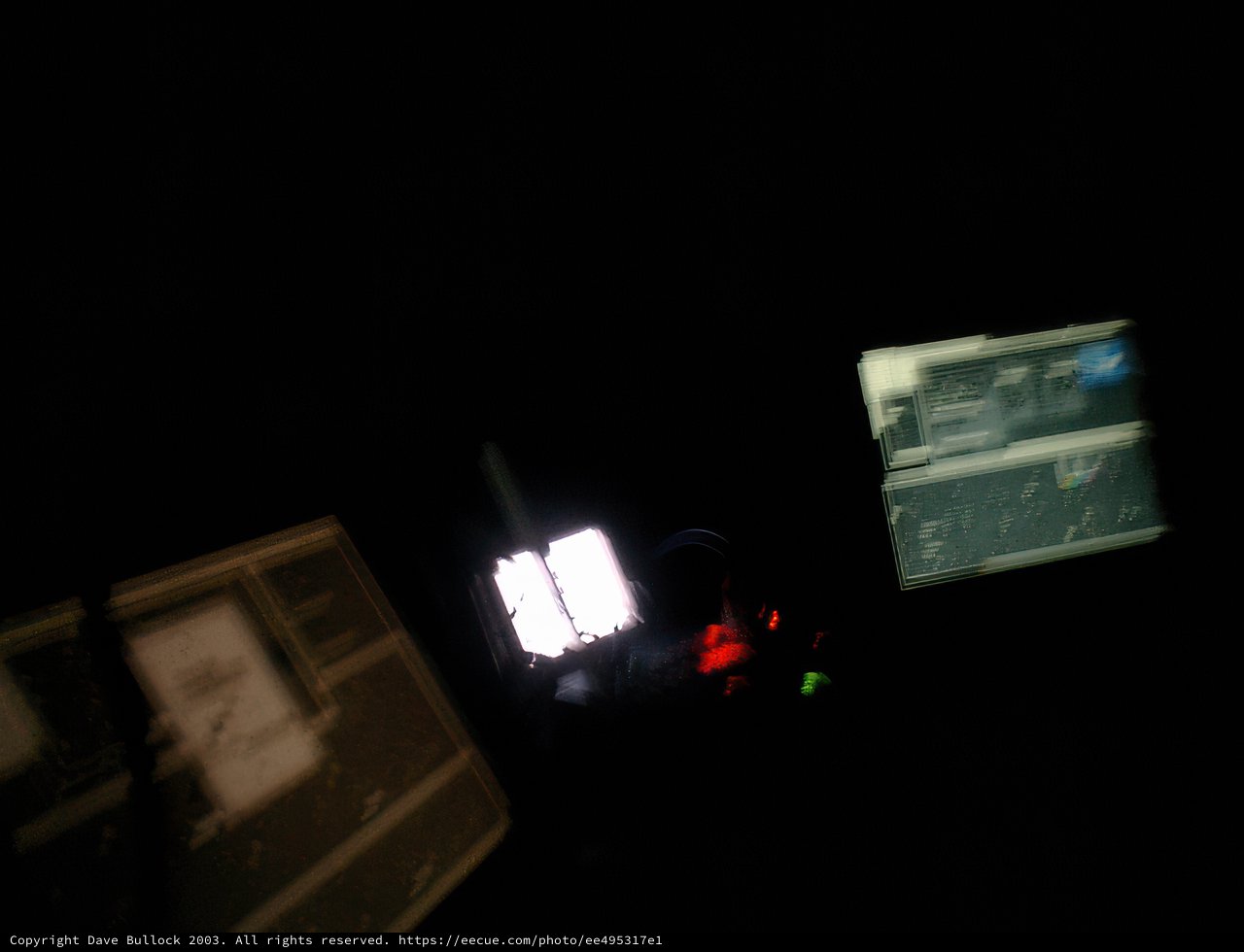 Glowing Screen in the Dark