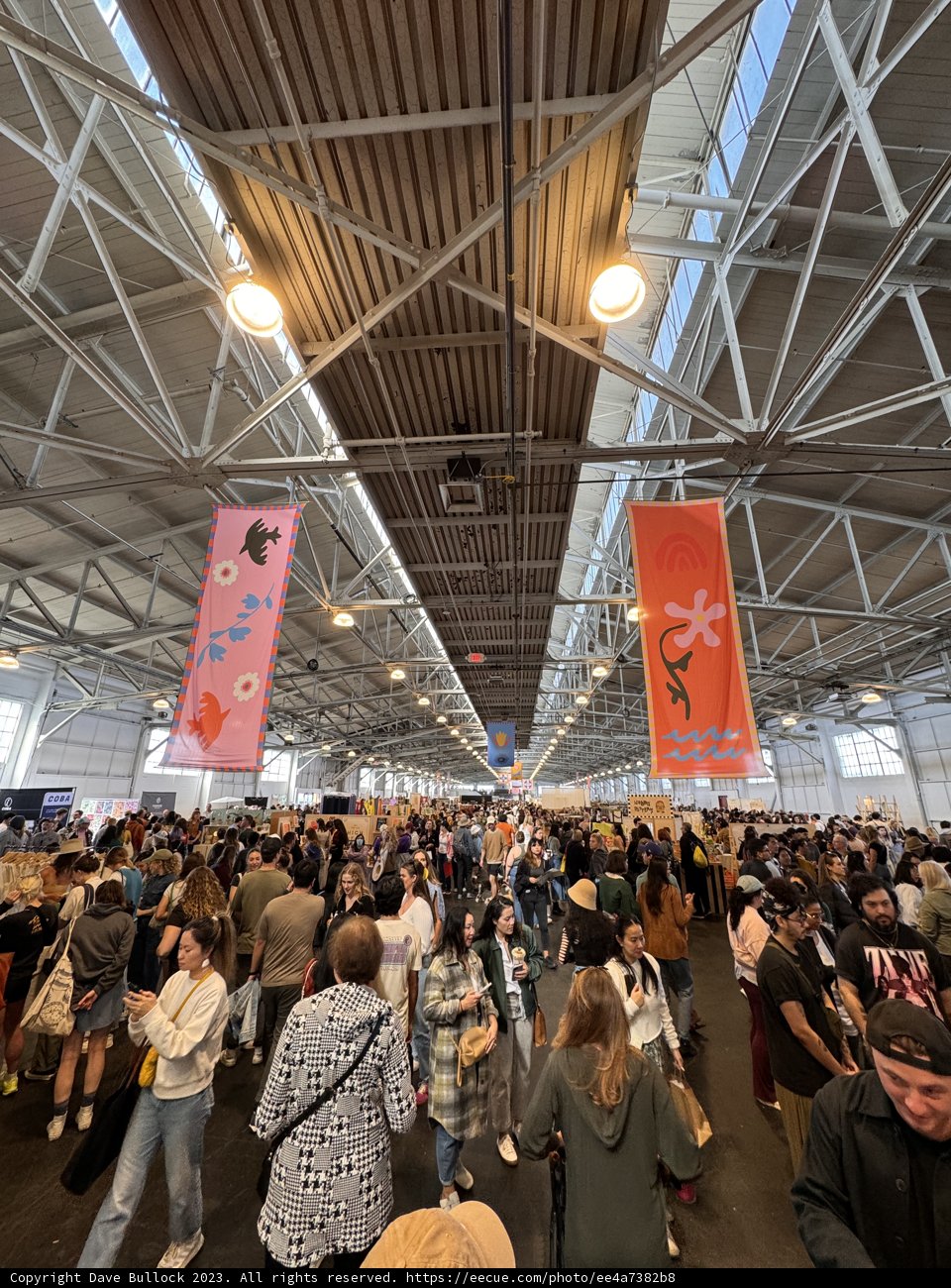 Bustling Day at Pier 3 Mall, San Francisco