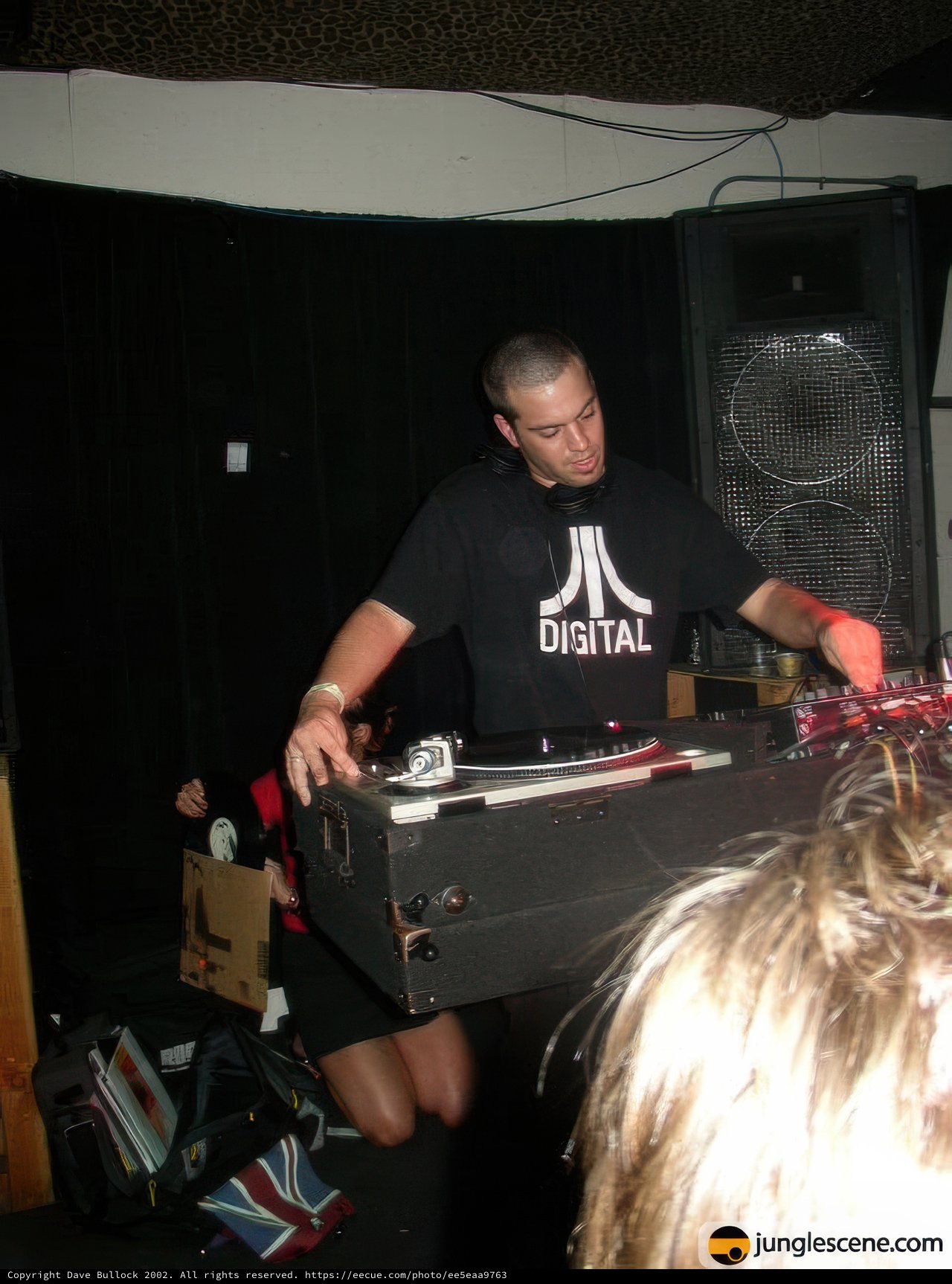 DJ Entertains Crowd with His Set