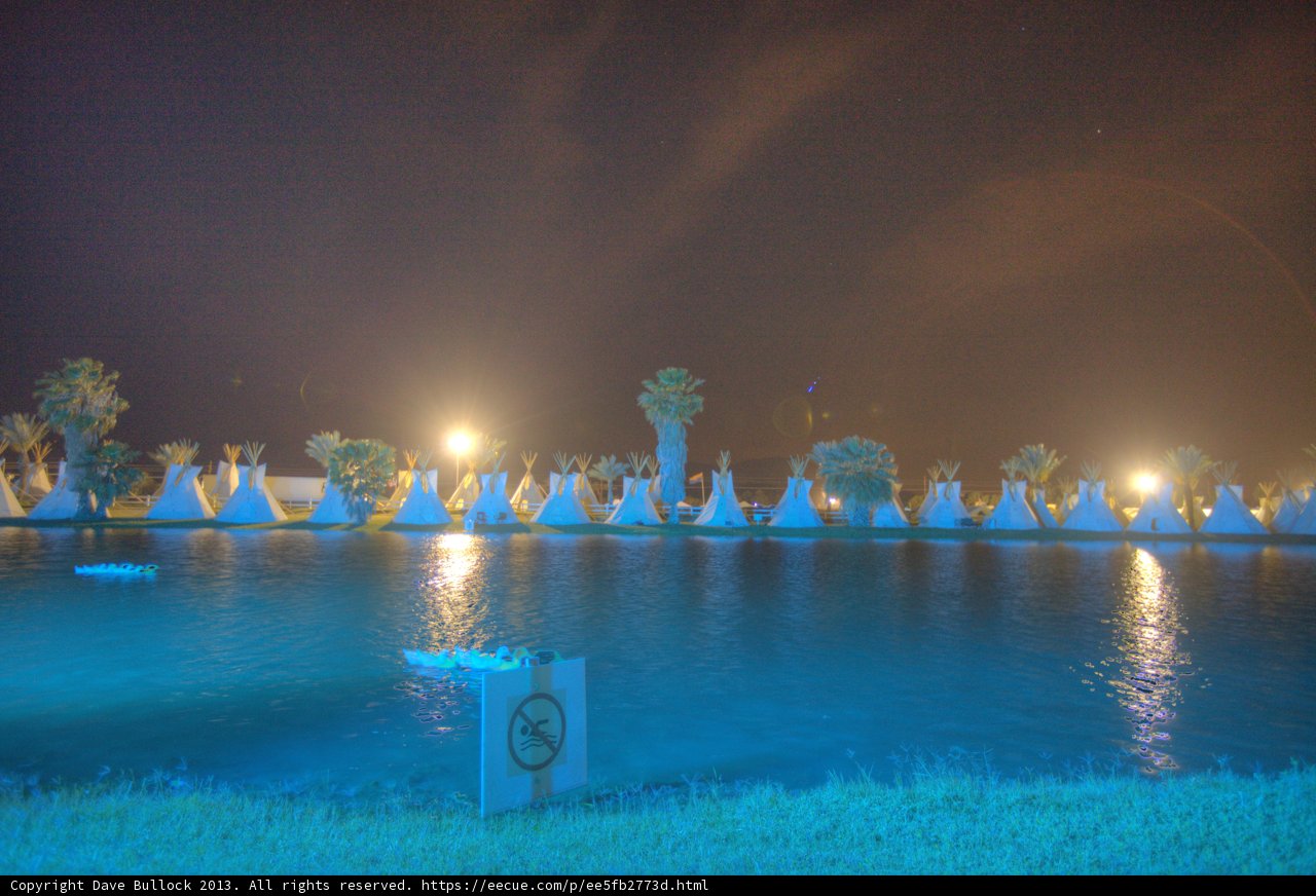 Coachella Camping by the Lake