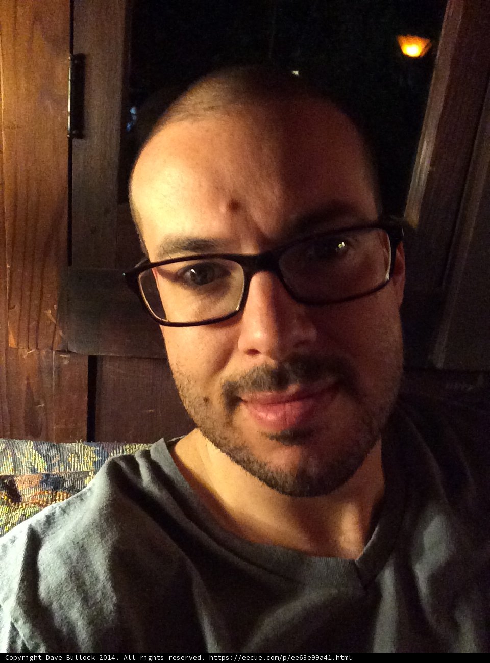 The Happy Man with Eyeglasses