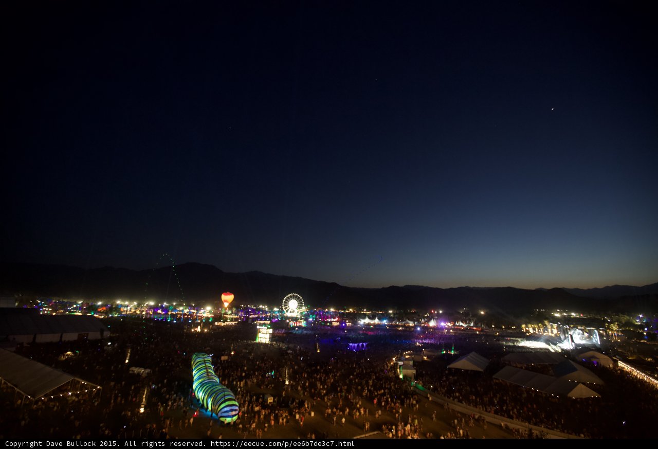 Nighttime Festivities at Coachella