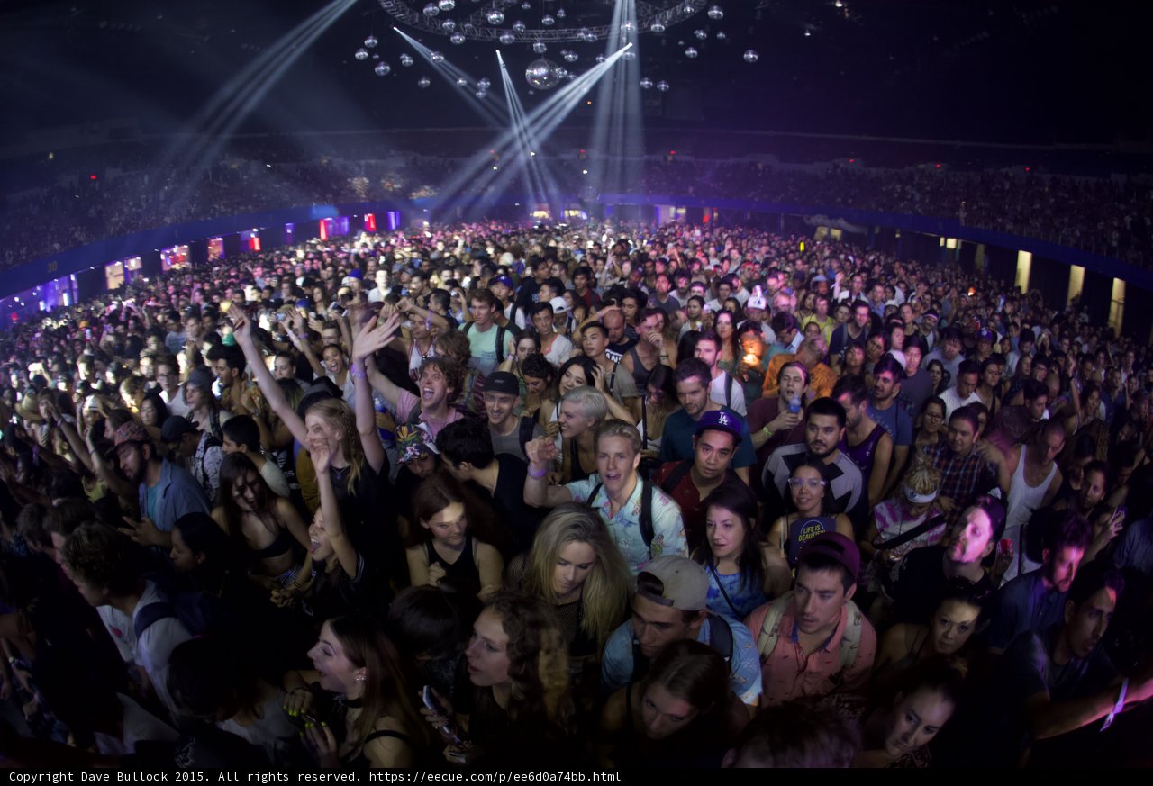 Arena Crowd from Above