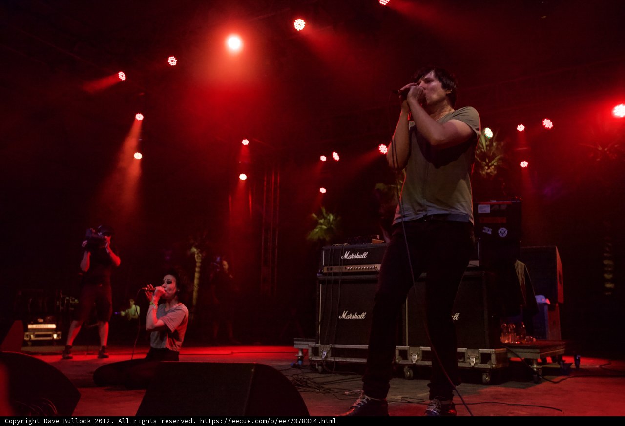 Alec Empire Rocks the Coachella Stage