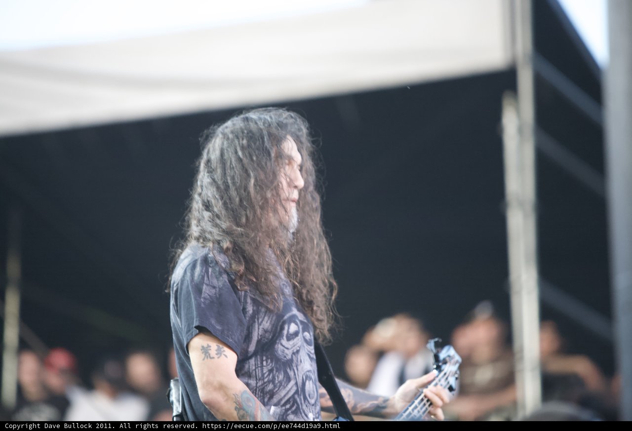 Tom Araya Shreds at the Big Four Festival