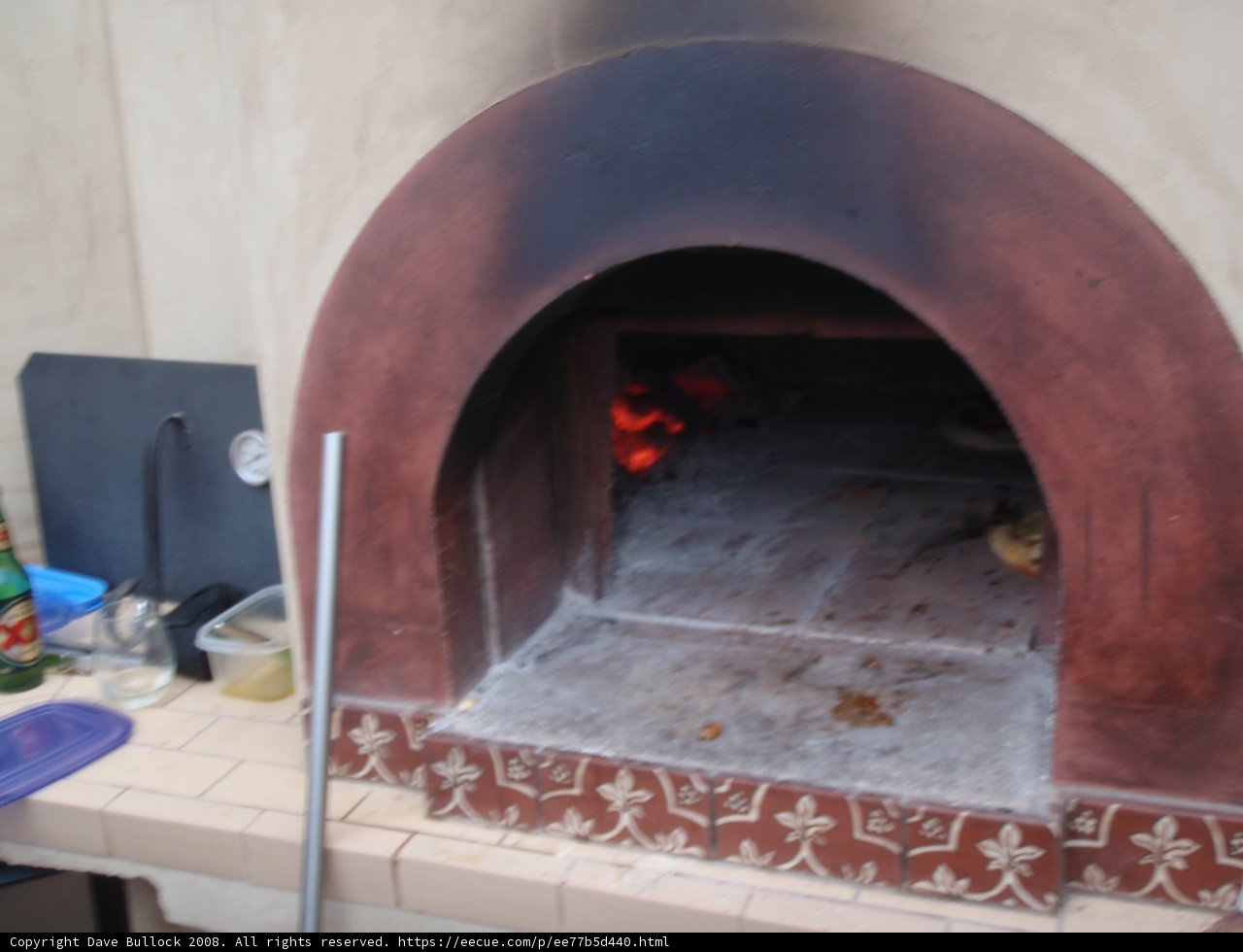 Fiery Brick Oven at Pizza Party