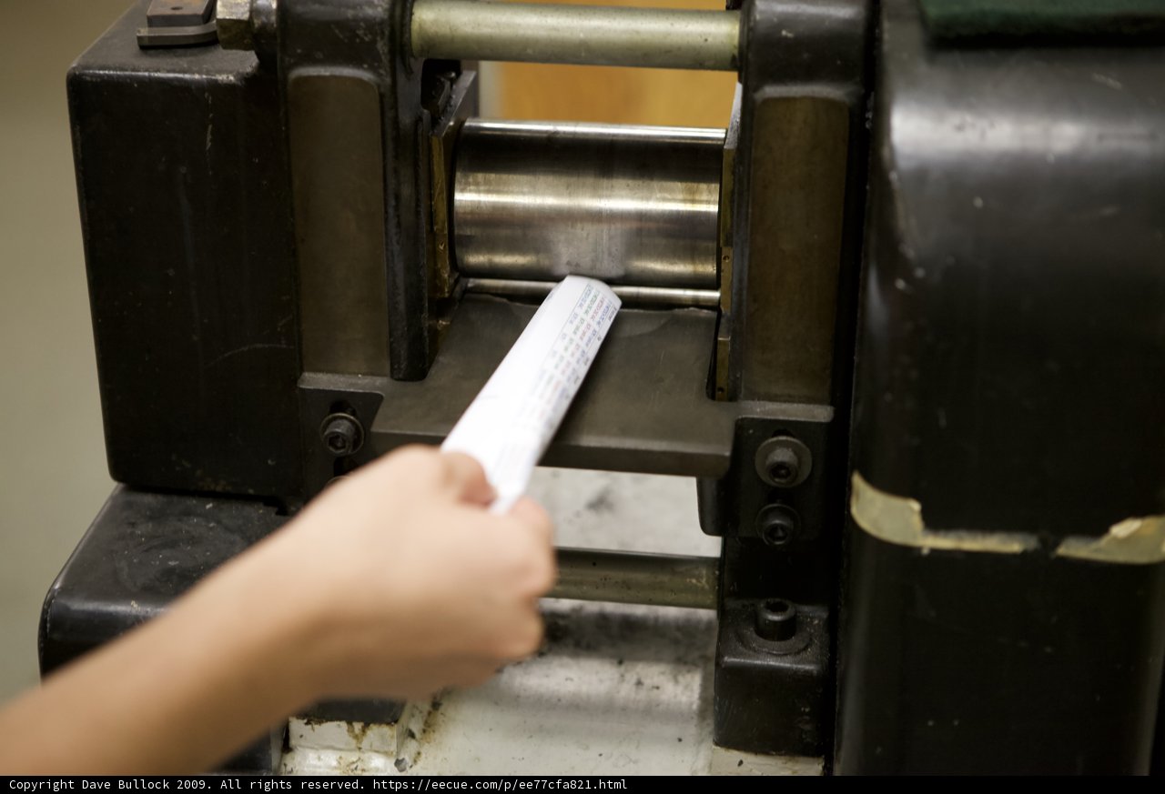 Paper Cutting with Precision Machine