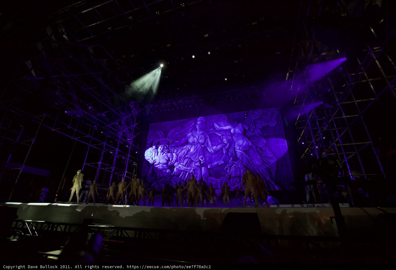Purple Hues of the Coachella Stage