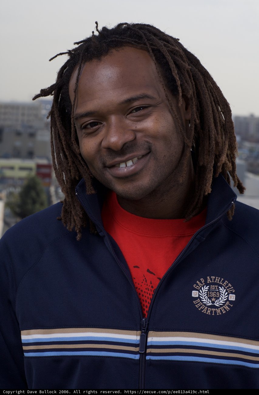 Happy Man with Dreadlocks