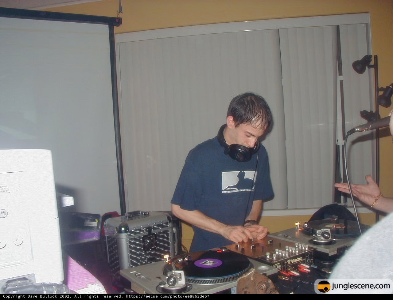 The DJ in Blue