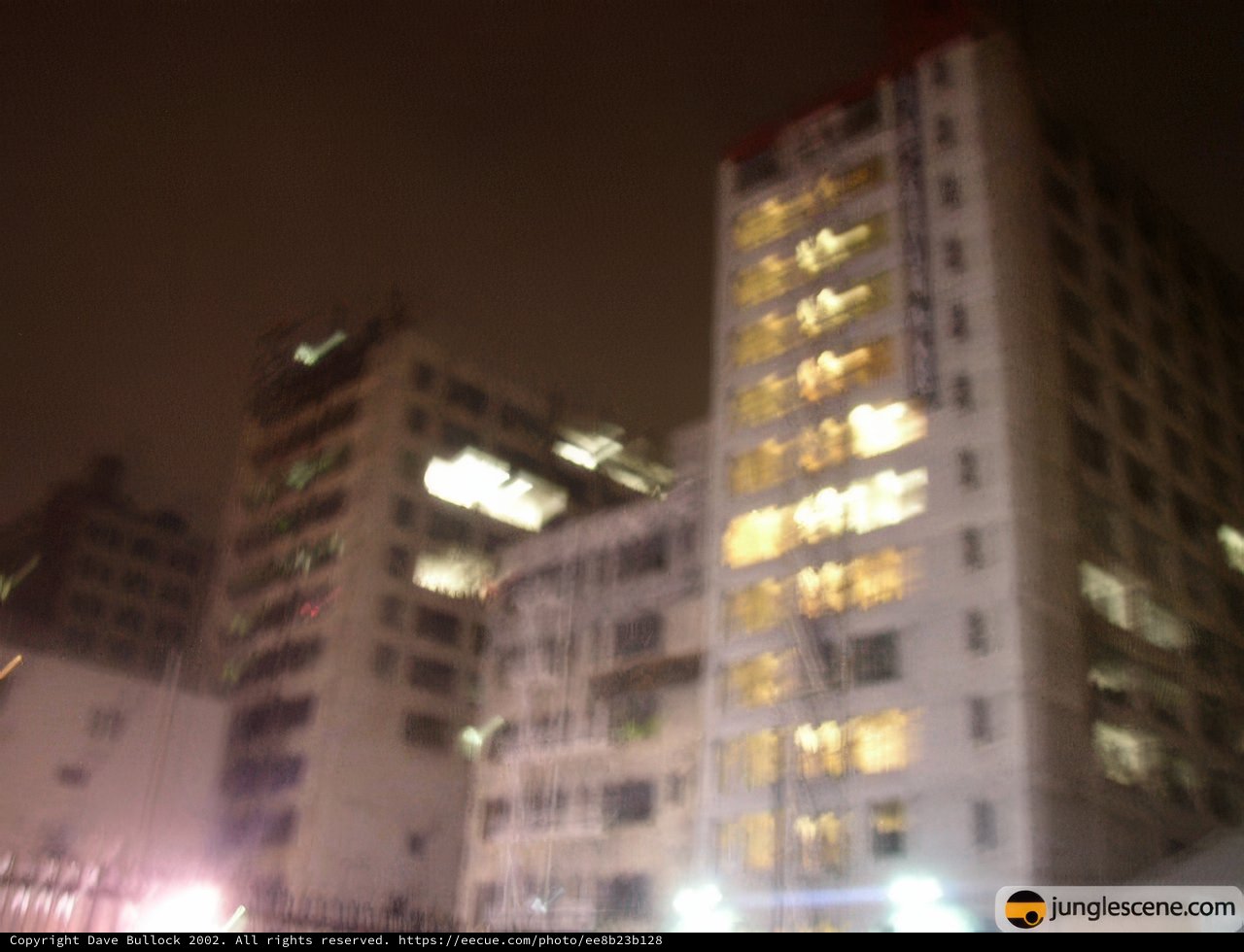 City High Rise at Night