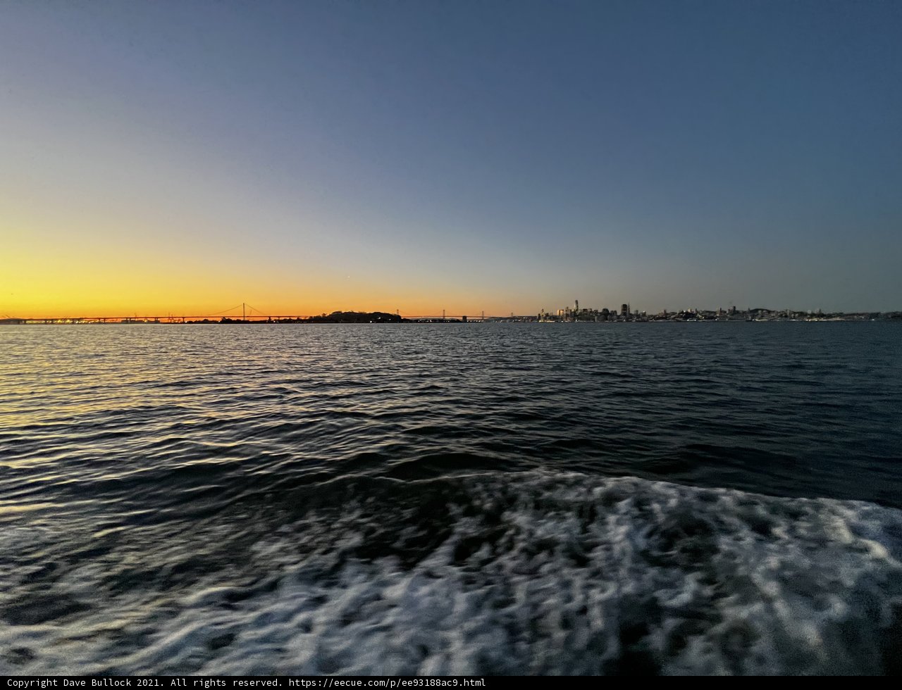 Golden Hour over San Francisco Bay