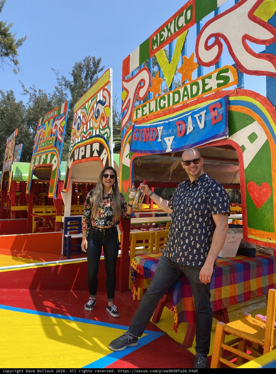 Colorful Boats in Xochimilco
