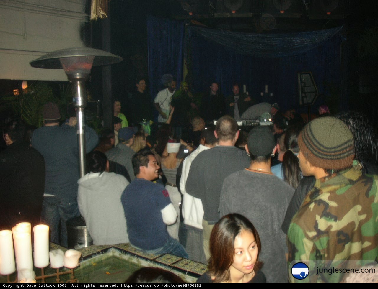 Camouflage Man at Urban Night Club