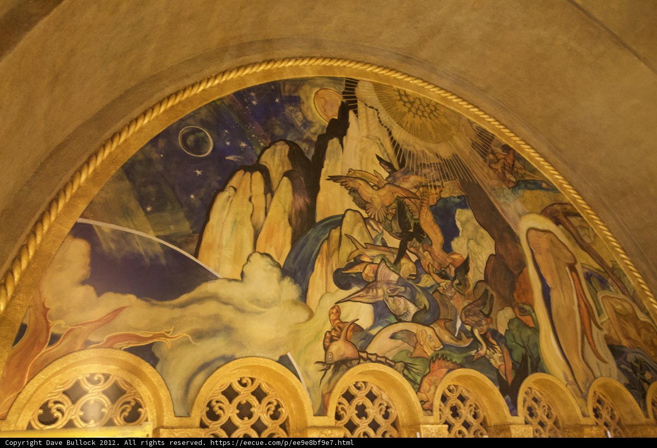 Murals at the Cathedral of Saint Louis