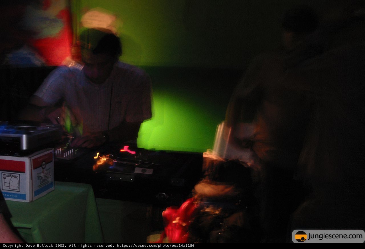 Nightclub DJ in Action