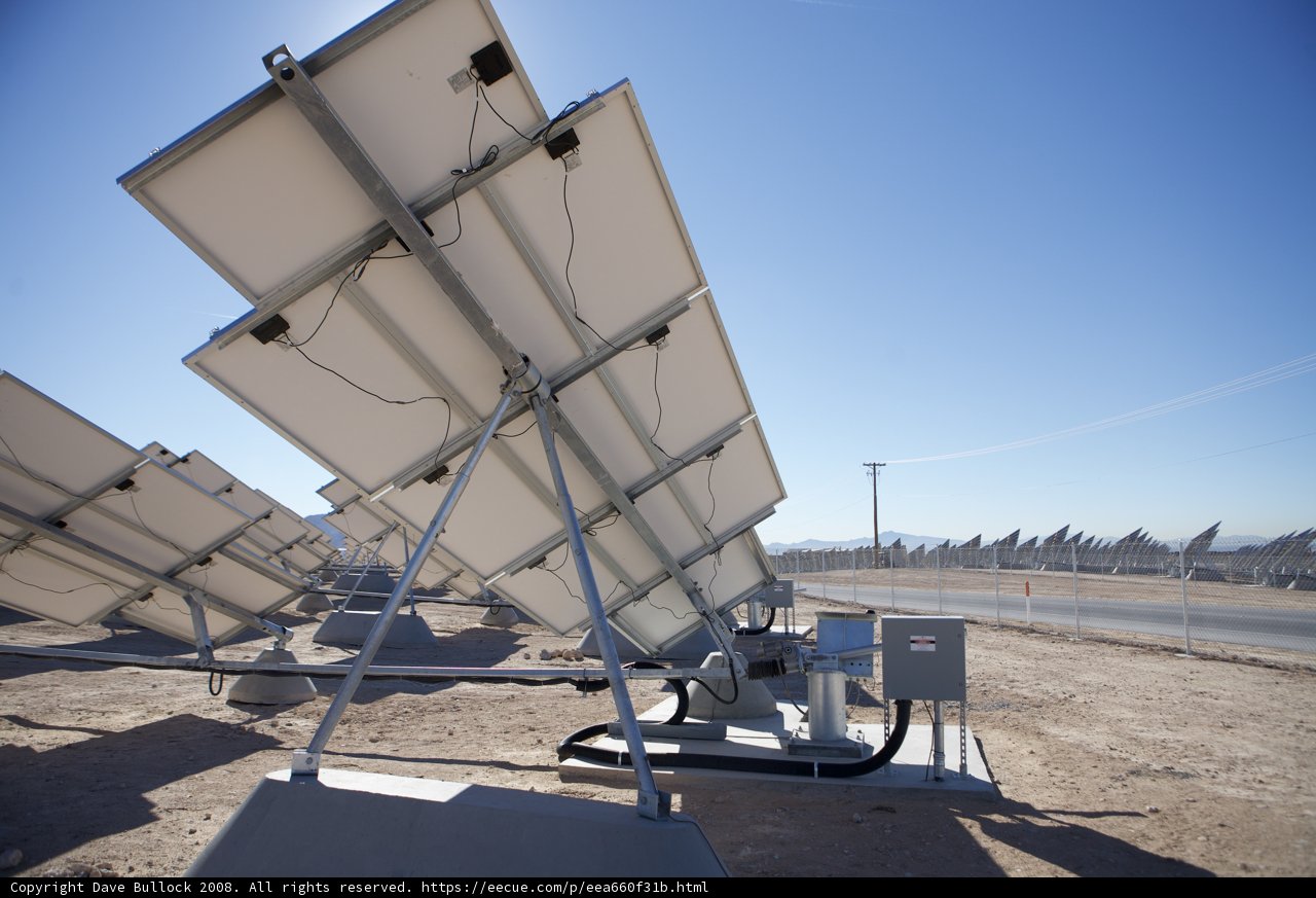 Solar Panels in the Desert