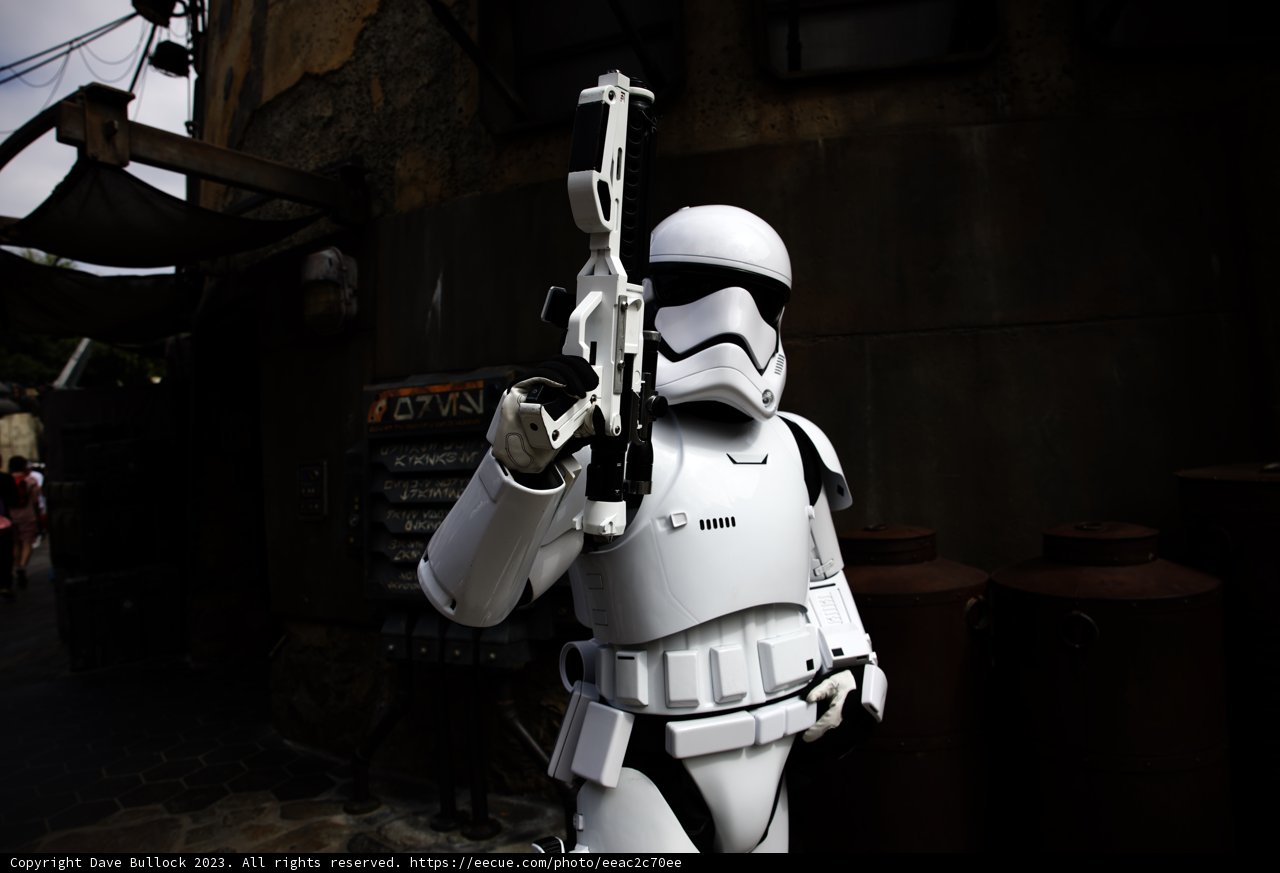 Stormtrooper Encounter at Disneyland