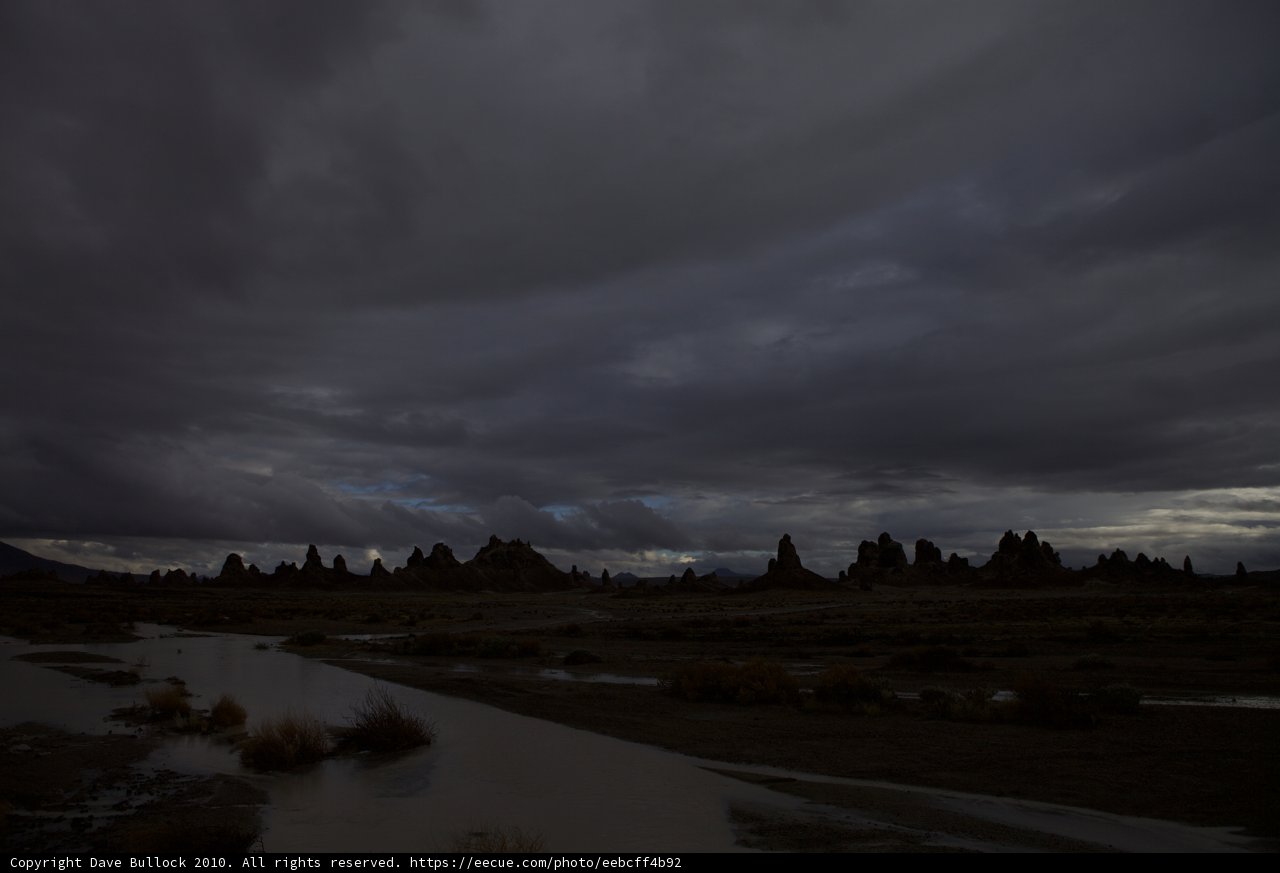 Stormy Desert Landscape