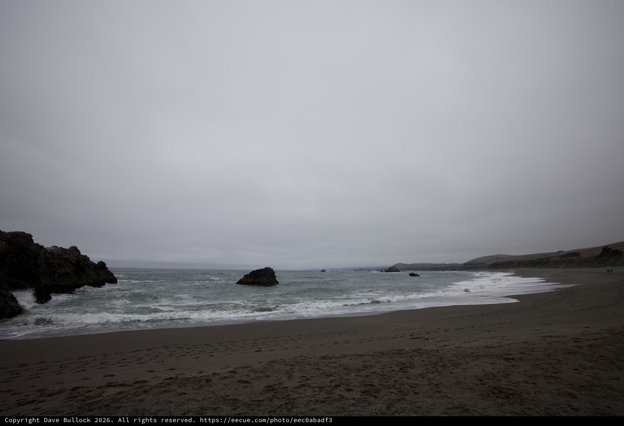 Moody Overcast Cove on the Northern California Coast