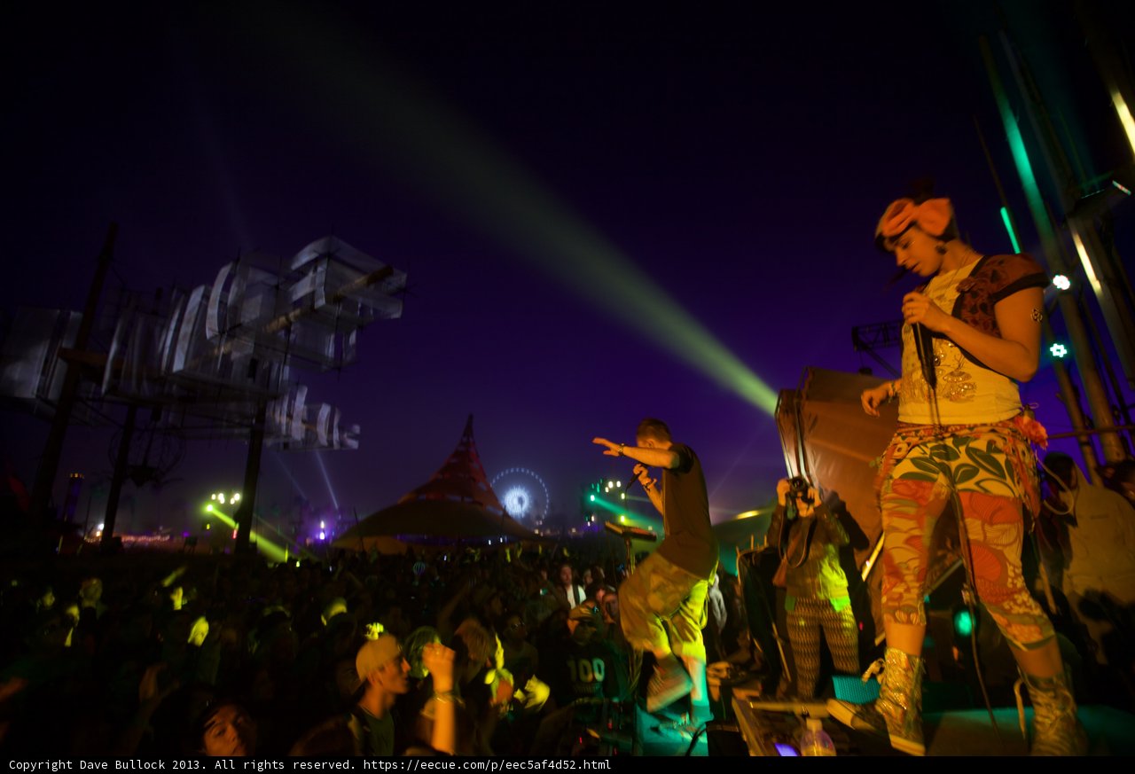 Nighttime Performance at Coachella