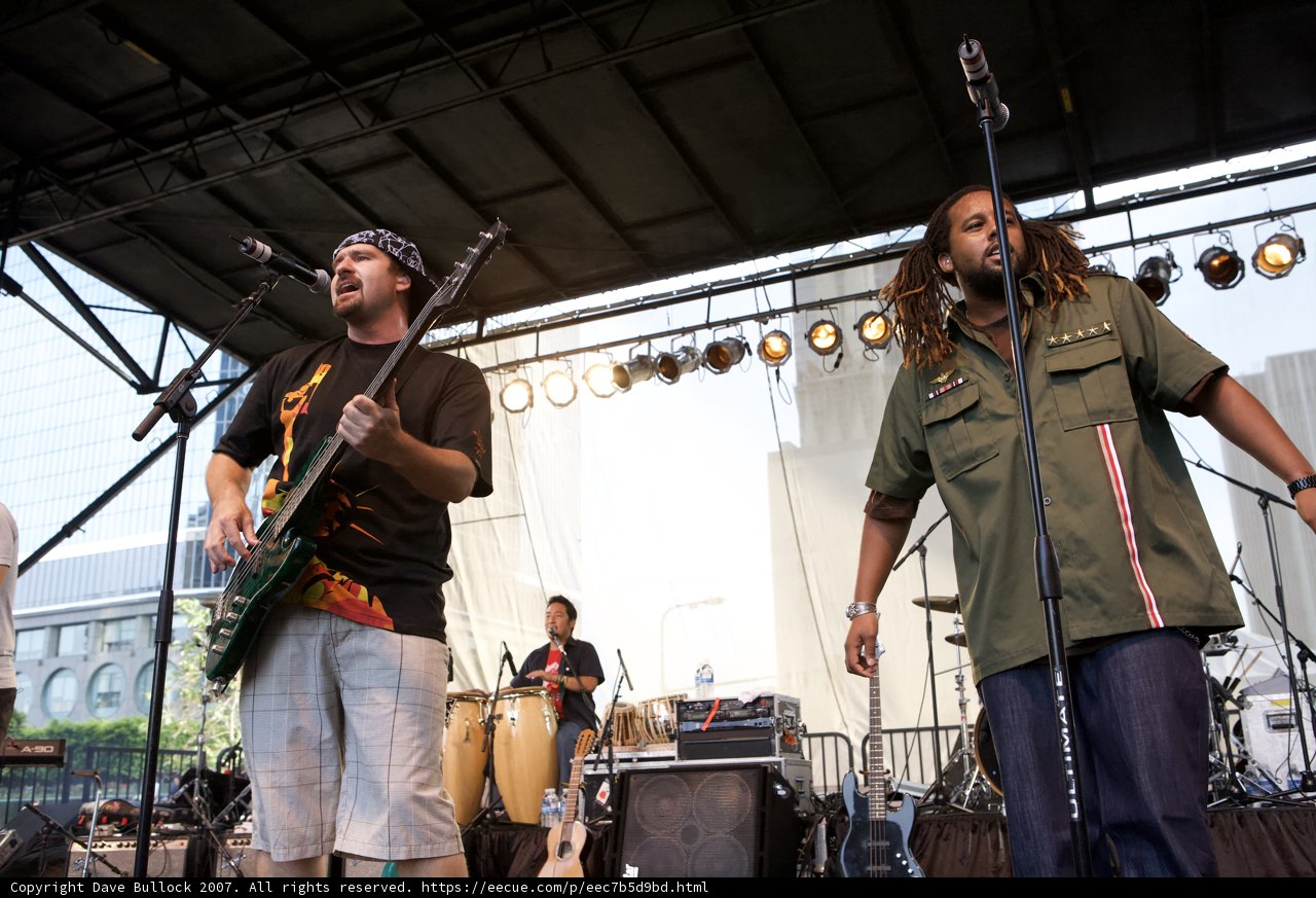 Ozomatli Music Band Performs Live on Stage
