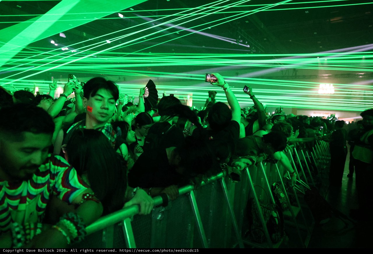 Green Laser Frenzy at Wobbleland 2026 Festival