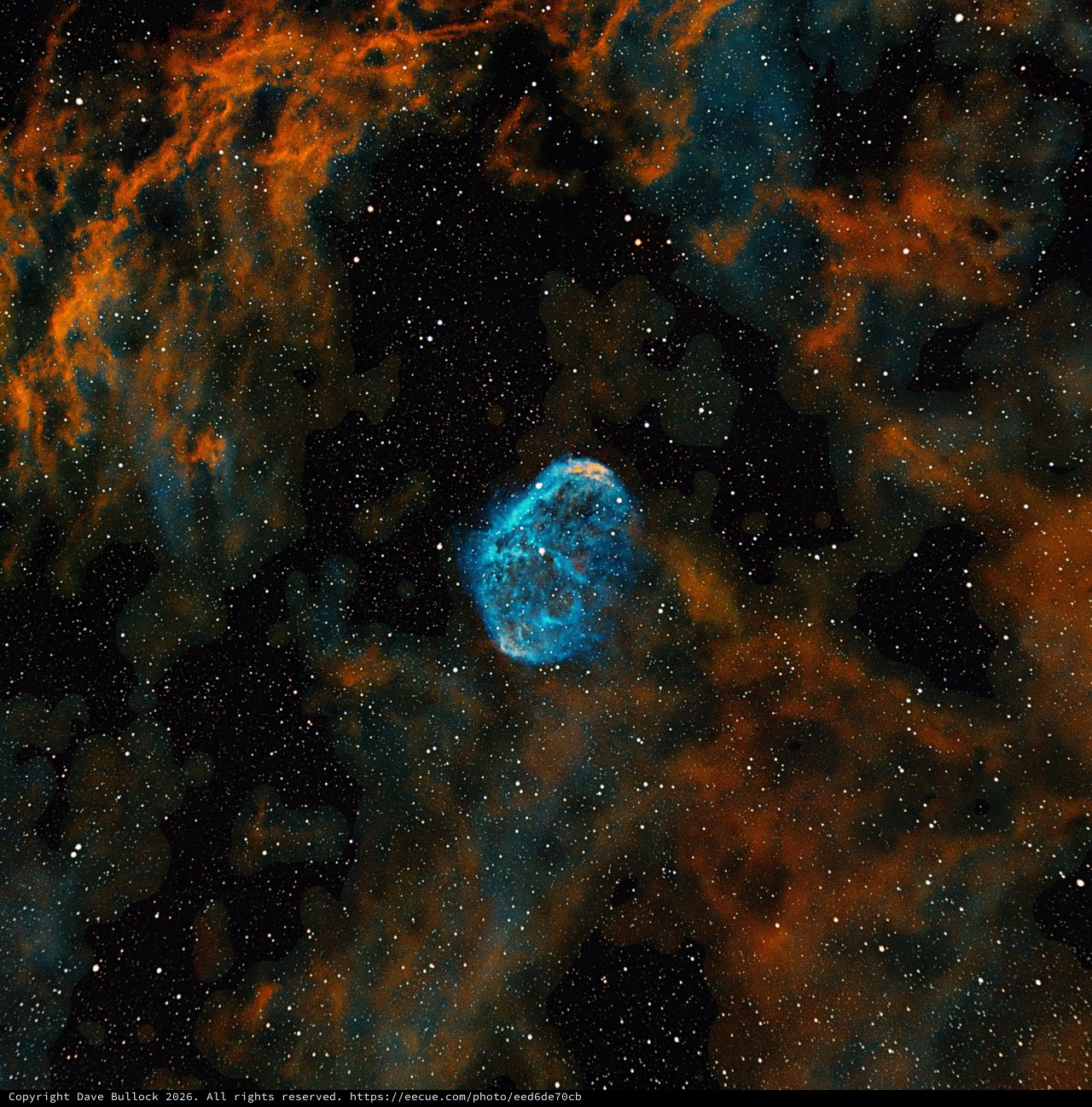NGC 246 Skull Nebula in Deep Space