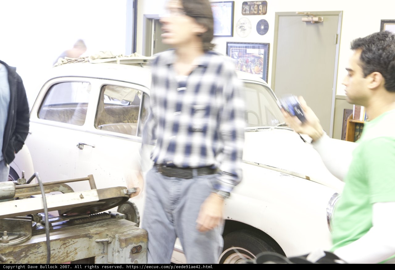 Blue Shirt and Alloy Wheels