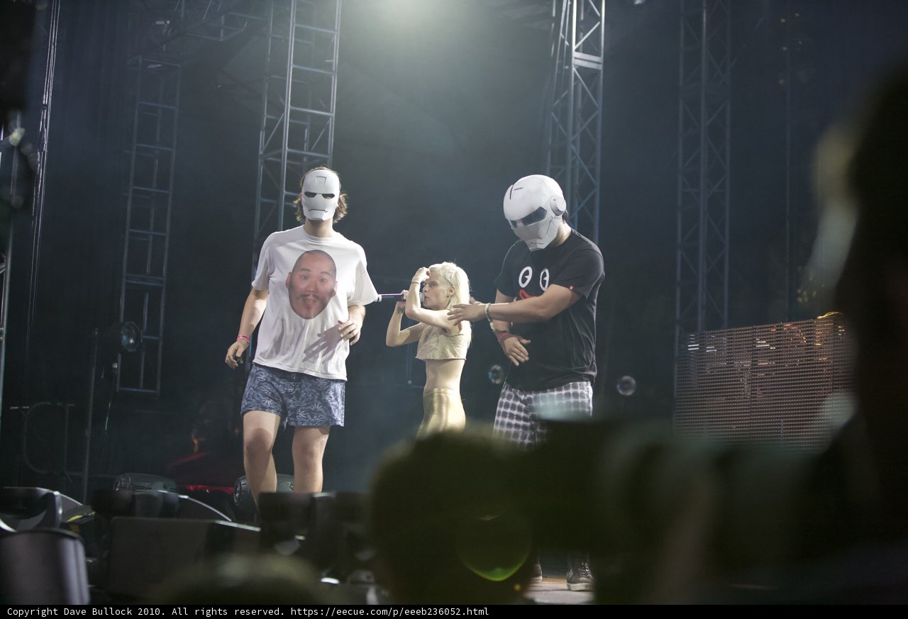 Stage Performance With Masks