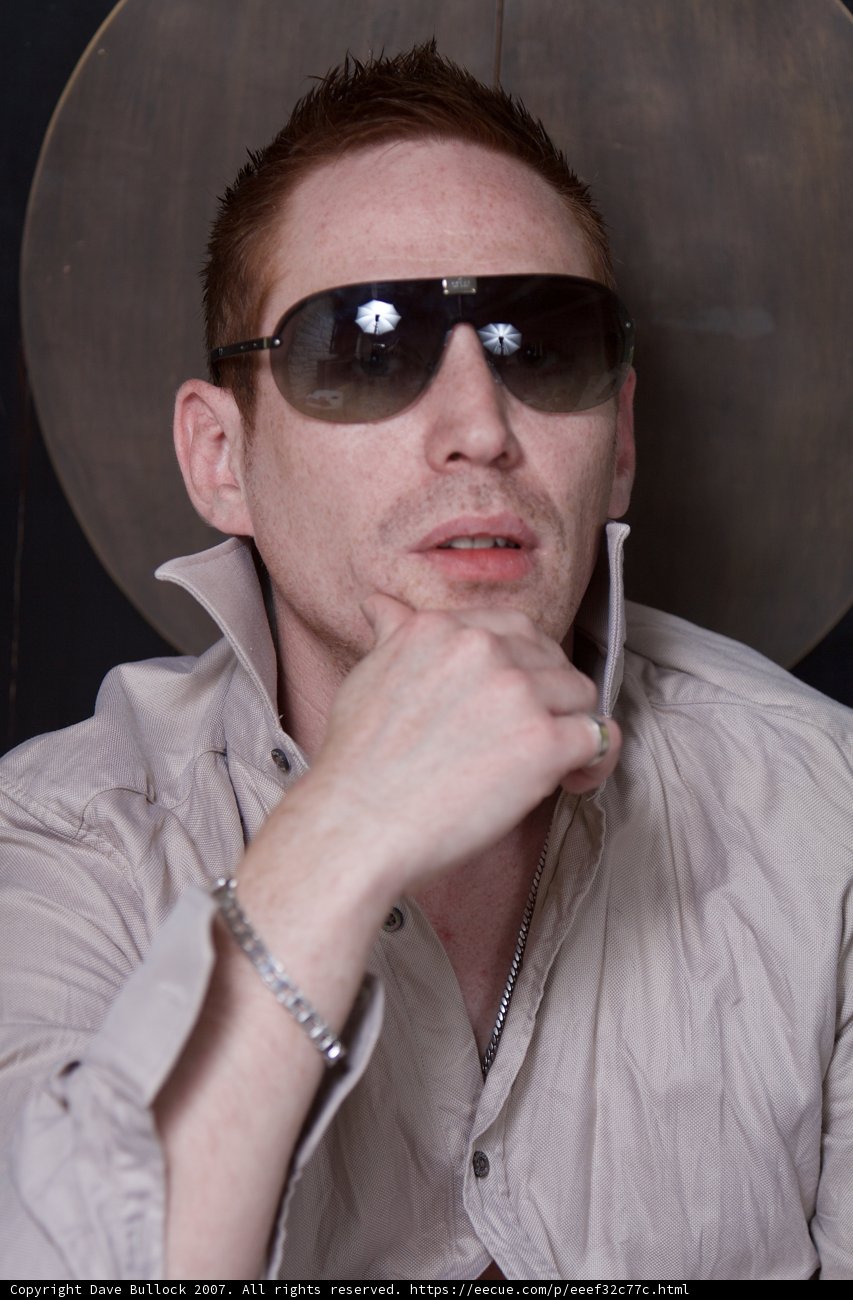 Stylish Man in Sunglasses and Shirt