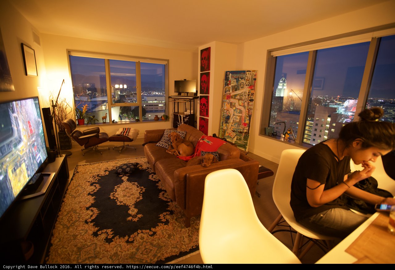 Relaxing in a Modern Living Room