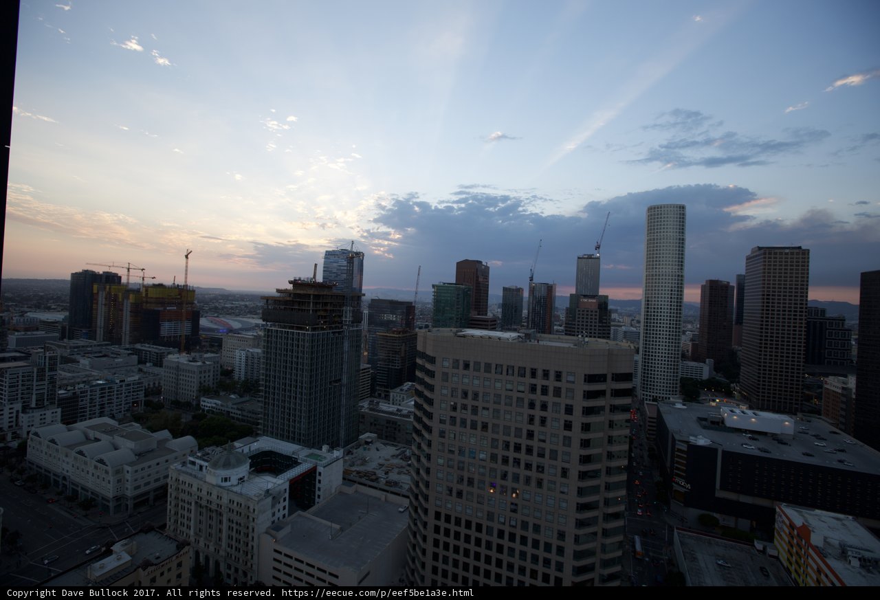 Urban Metropolis at Sunset