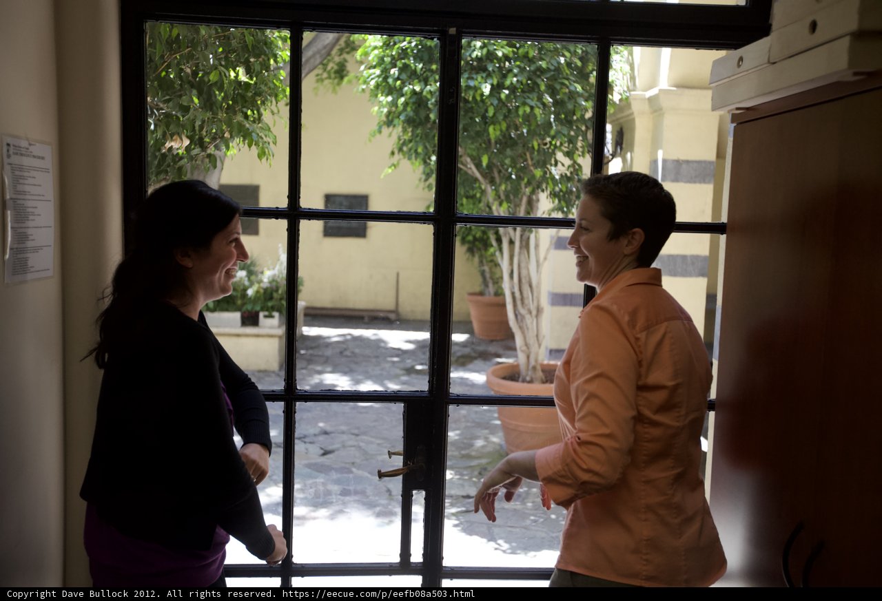 Conversations by the Sliding Door