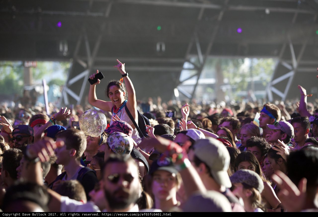 Coachella Crowd Goes Wild