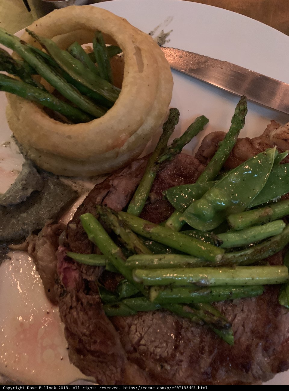 Steak and Asparagus Dinner