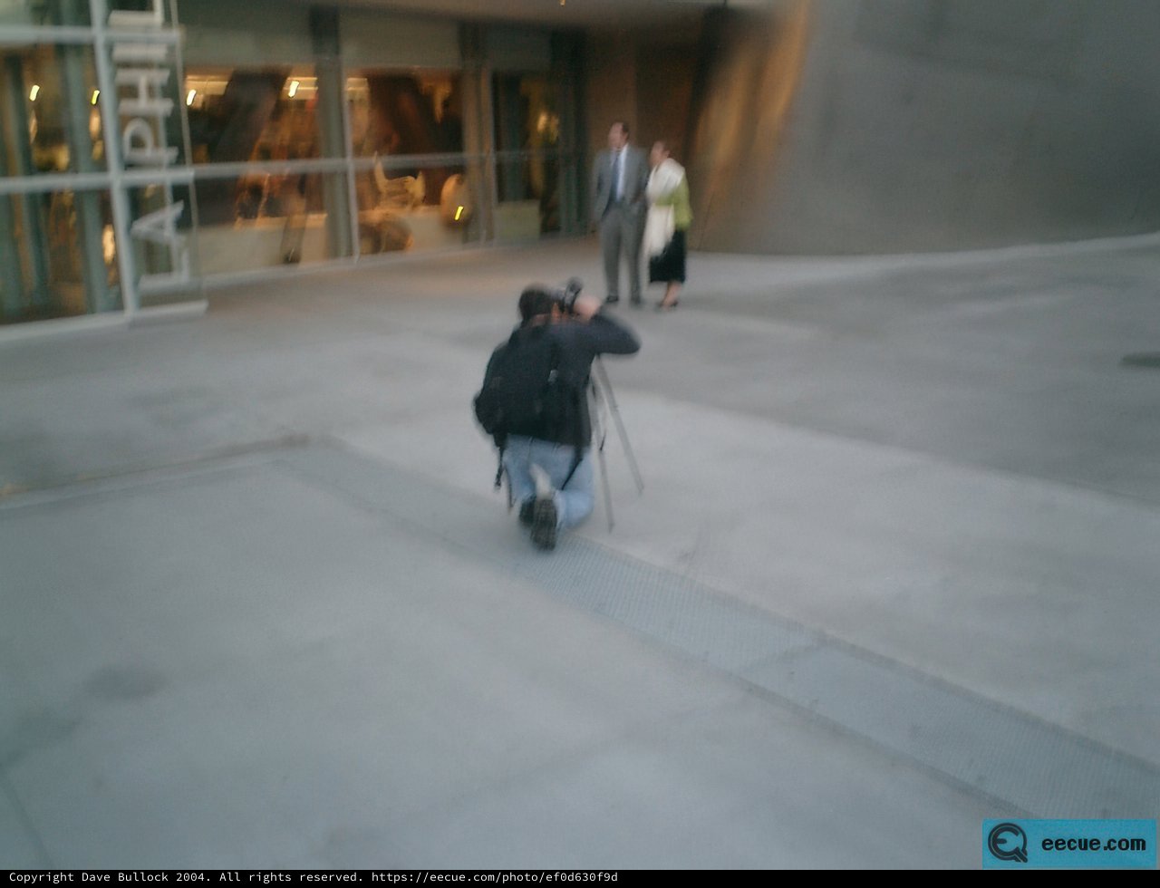 Blurry Skateboard Man
