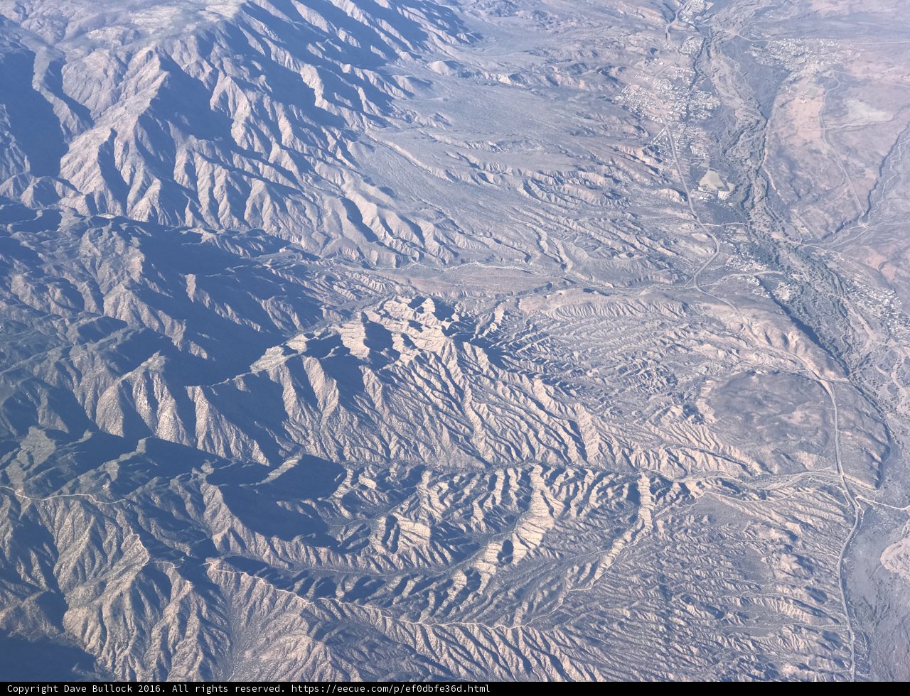 Majestic Mountain Range from Above