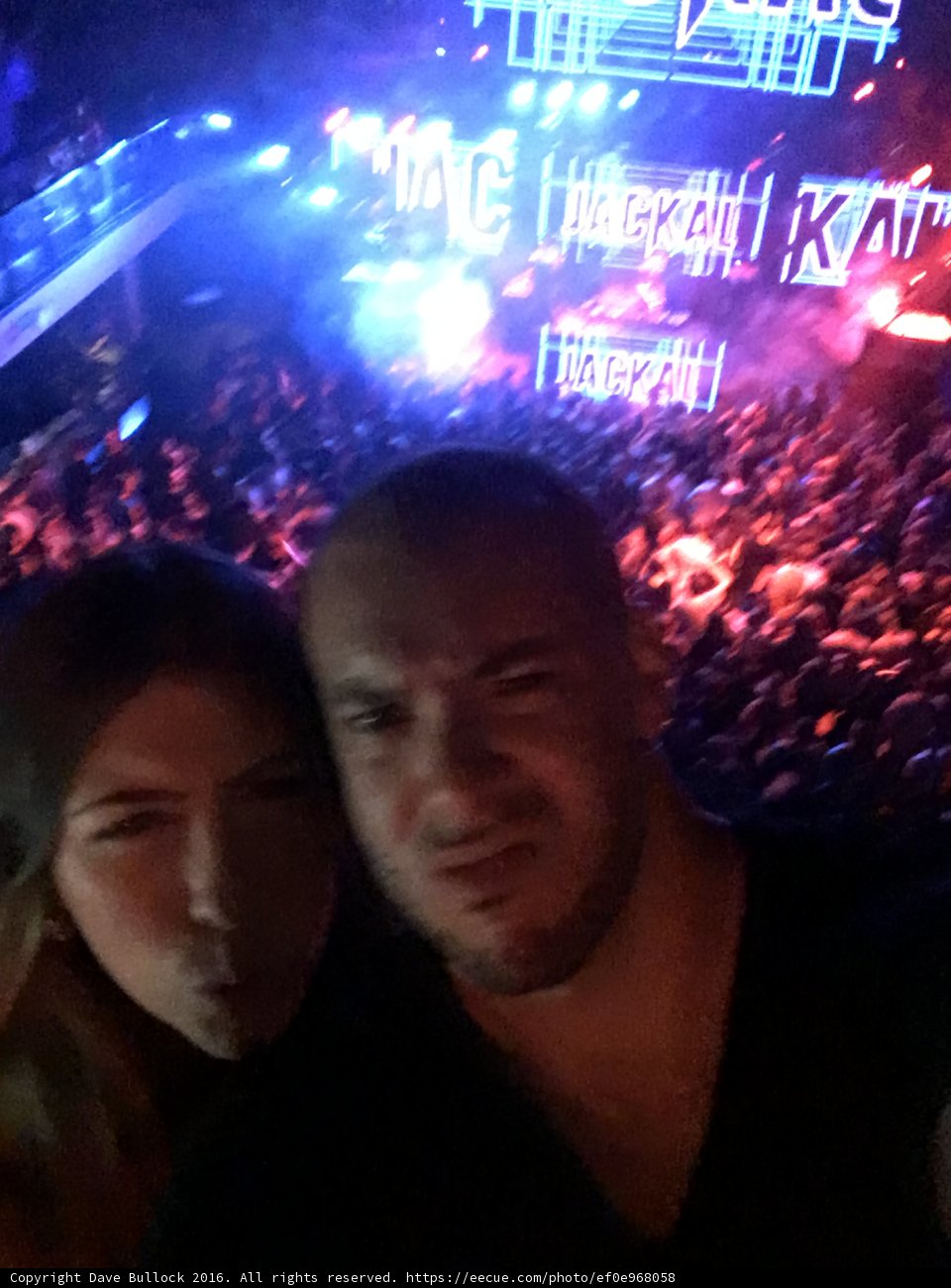 Selfie Craze at Night Club Concert