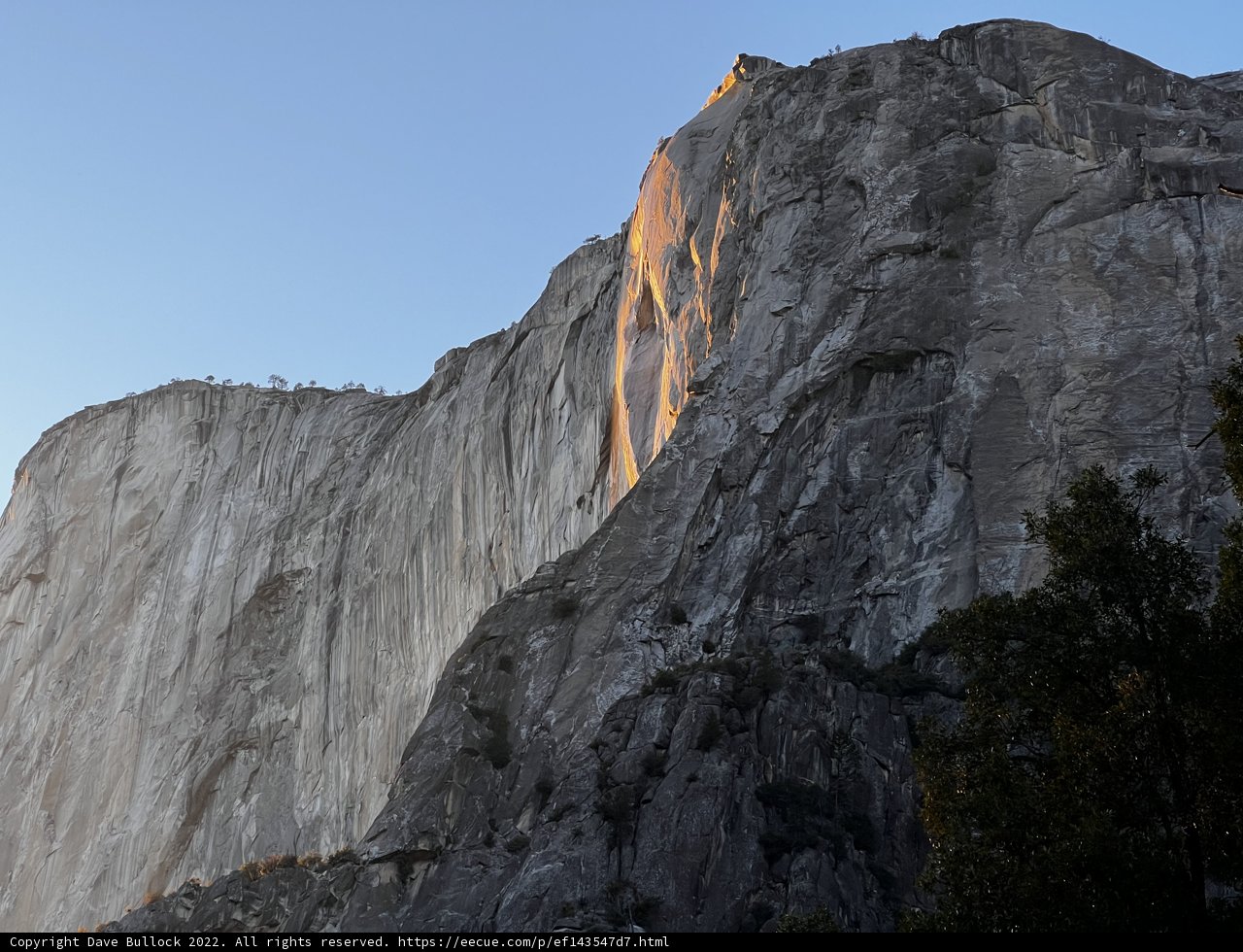 Sun-kissed Peak at Yosemite National Park