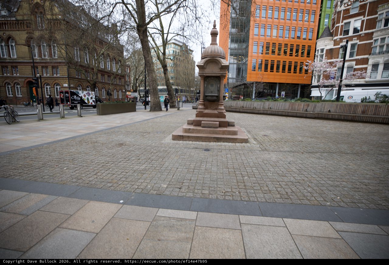 Historic Monument in Modern Leicester Square